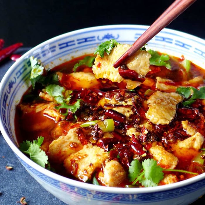 Water (Sichuan) Boiled Fish for Two