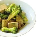 Large Steamed Been Curd Tofu & Broccoli