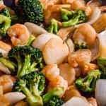 Large steam Shrimp w/ Veggie