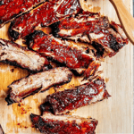 American BBQ Ribs (6) / Fries & Garlic Bread