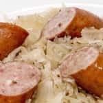 Polish Sausage / Sauerkraut & Garlic Bread