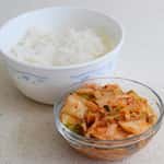 韩国泡菜Kimchi 8 oz ( Homemade ) with white rice
