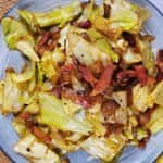 Chinese Napa Cabbage ( Kim Chi Cabbage ) with Bacon Large Hot sauce on the side