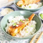 Teriyaki Fish with White Rice