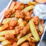 Popcorn Chicken (20) with Fries & Ranch