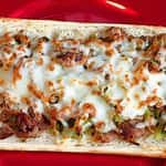 12" Steak Hoagie Sub (Chop up Steak,Onions,Mushroom,Green Pepper, Mozzarella Cheese & Baked)