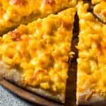 A Slice of Macaroni Cheese Pizza