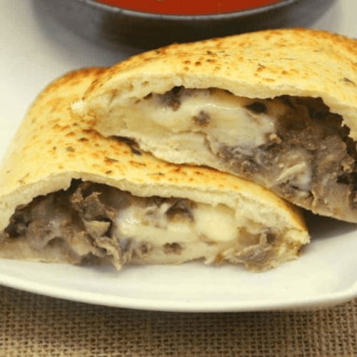 Giant Calzone with Steak