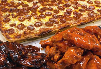 Party Cheese Pepperoni w/ 50 Wings