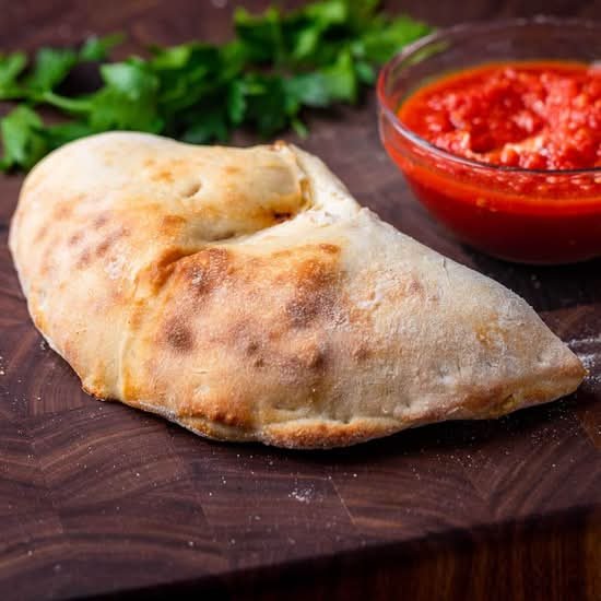 Giant Calzone ( Big Enough for Two ) with Marinara Sauce