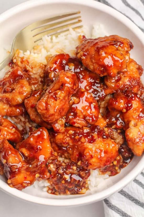 Red & Hot Szechuan General Tso's Chicken
