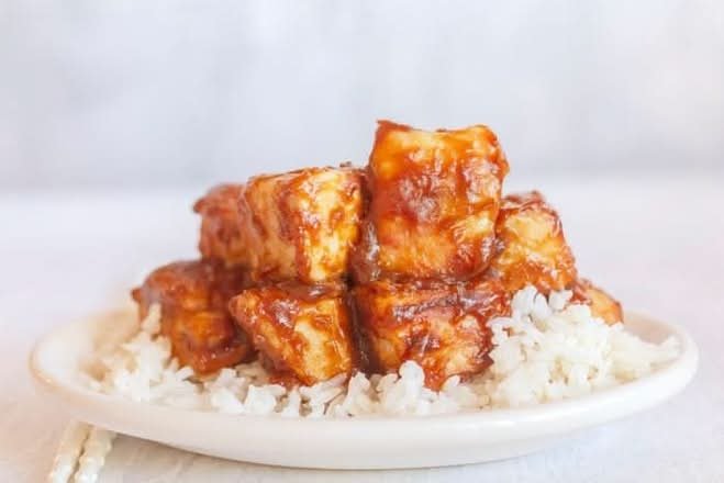 Teriyaki Pork with White Rice